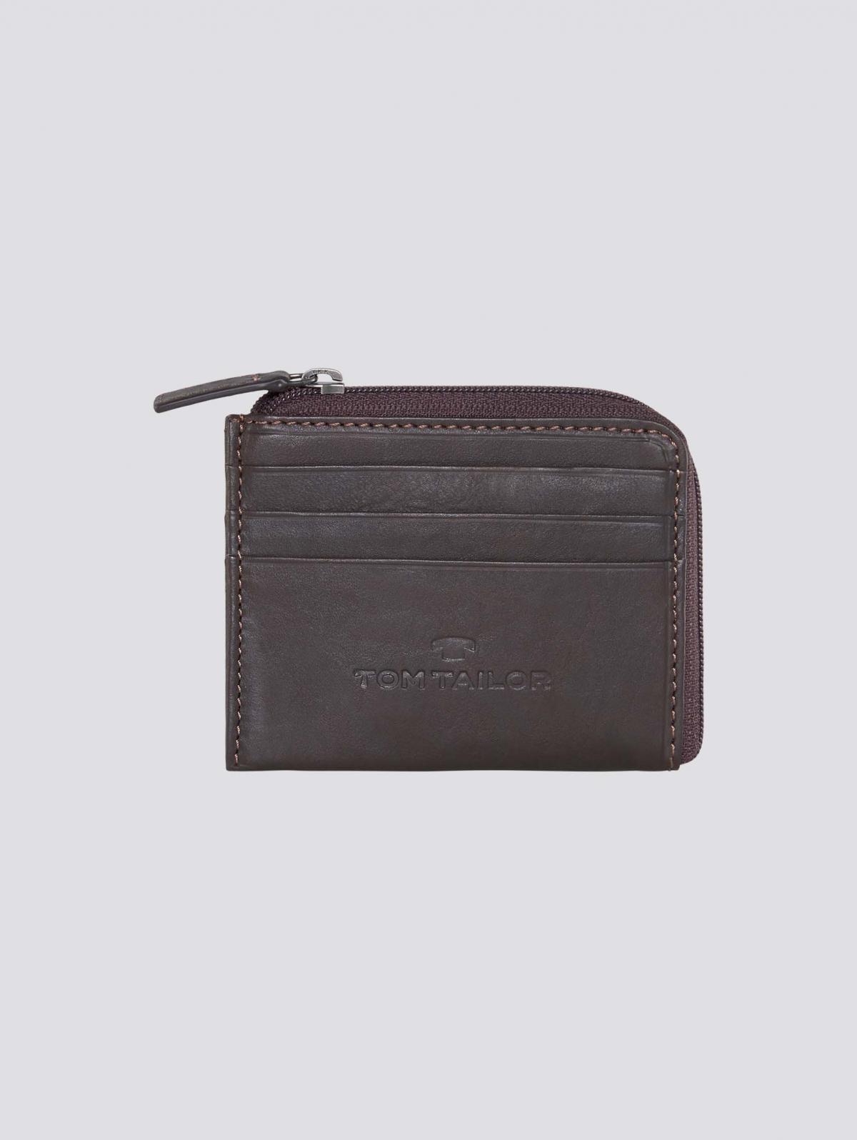 Tom tailor femmes/hommes fictif sac portefeuille porte-monnaie portefeuille noir NEUF 